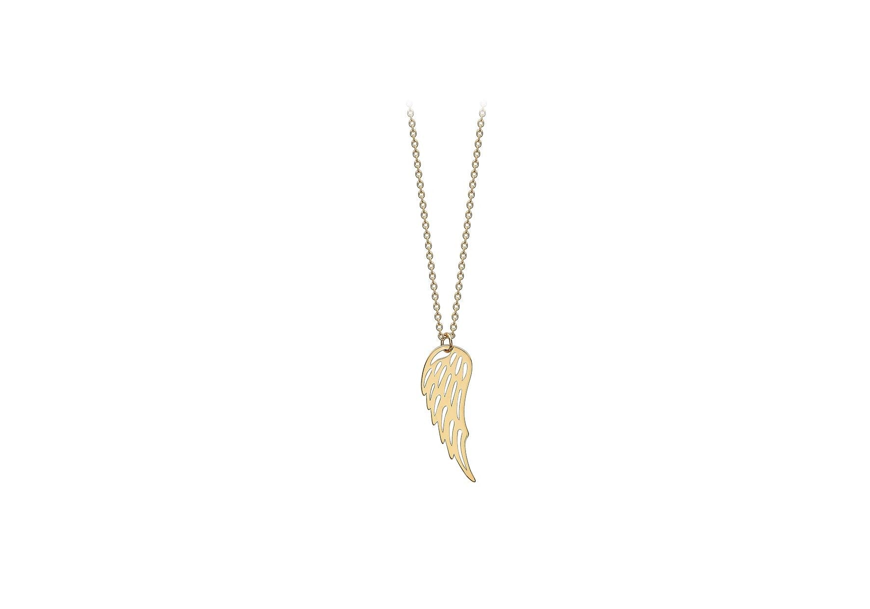 9ct Yellow Gold Angel Wing Necklace – Sonny's Jewellers