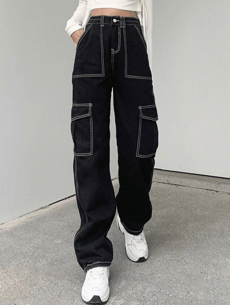 Women's cargo trousers | y2k fashion | UK streetwear – Tropii Loungewear