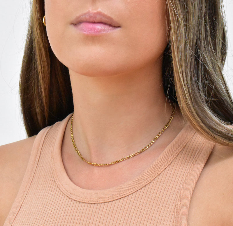 waterproof gold chain necklace