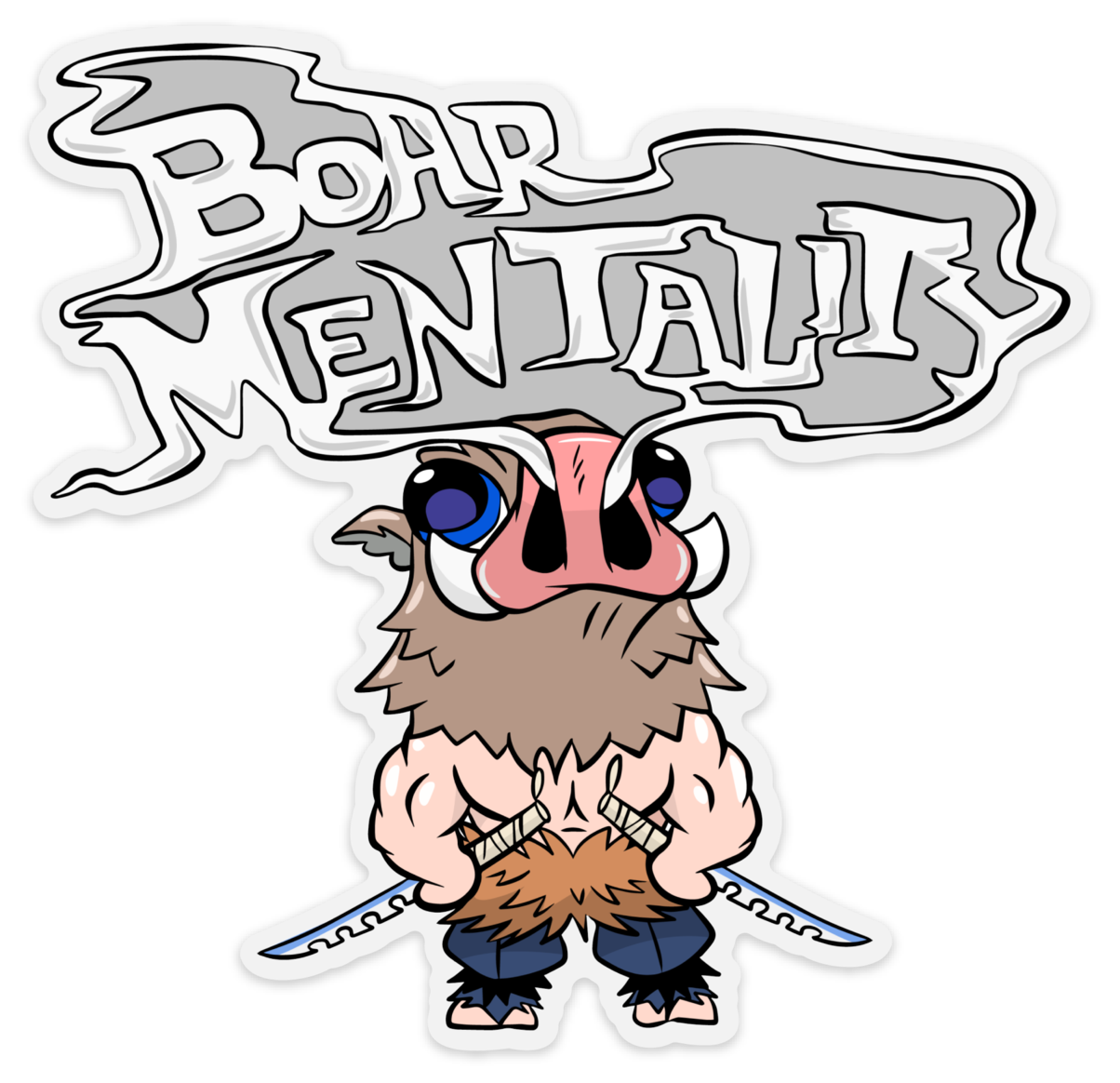 Boar Mentality - Jumbo Decal