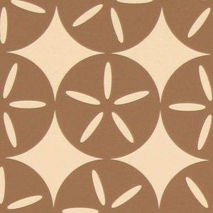 Maggie Wallpaper, Mocha & Cream | Sand Dollar Wallpaper