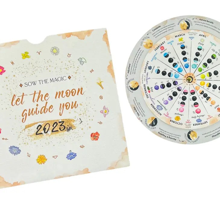 Moon Guide 2023 Moon Phase Calendar Wheel Sow the Magic DIGS