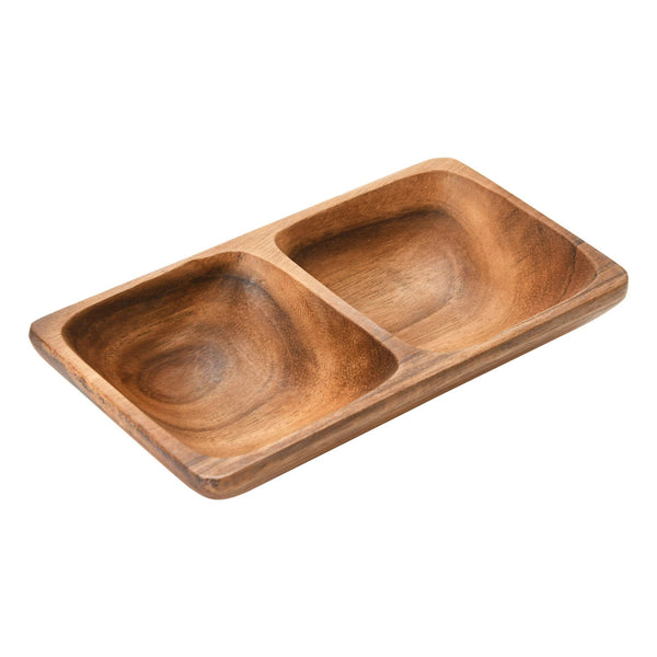 Kassatex Sutton Soap Dish - Acacia Wood