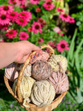 Naturally Dyed Yarn flower cotton wool yarn