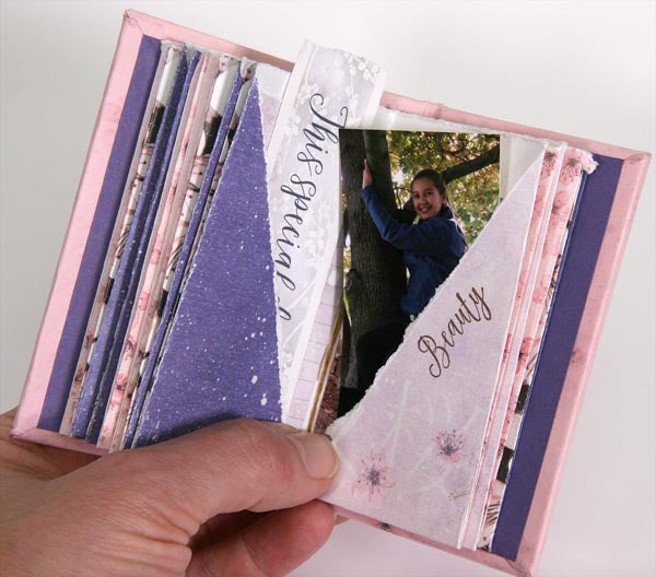 Cherry Blossoms Mini Pocket Album Tutorial