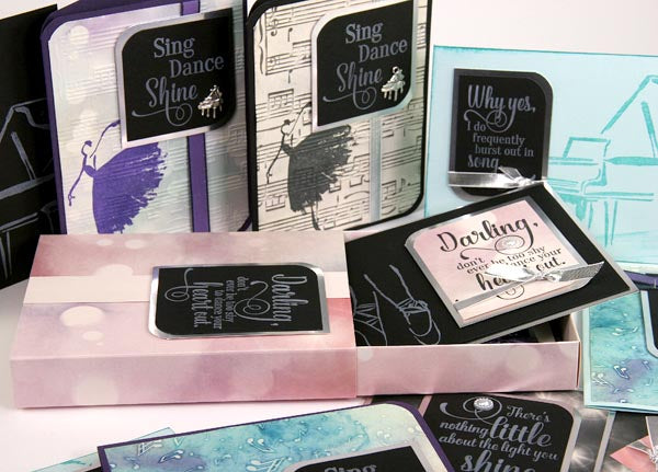 Stamping Performances with A Night at the Met Club Stamp kit #clubscrap #cardmaking