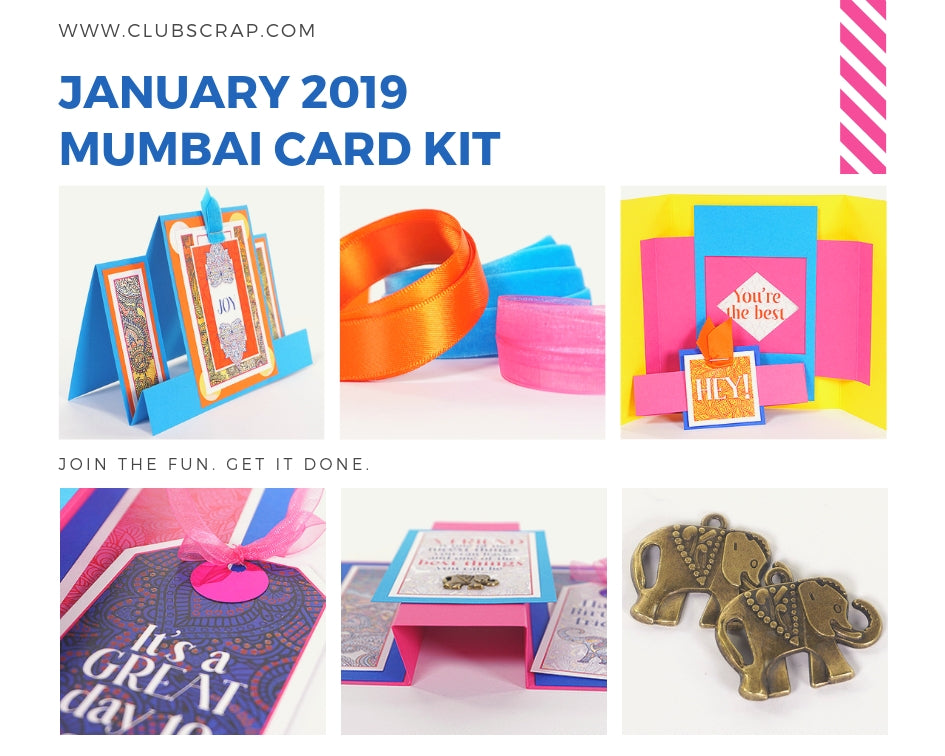 Mumbai Spoiler - Card Kit by Club Scrap #clubscrap #cardmaking