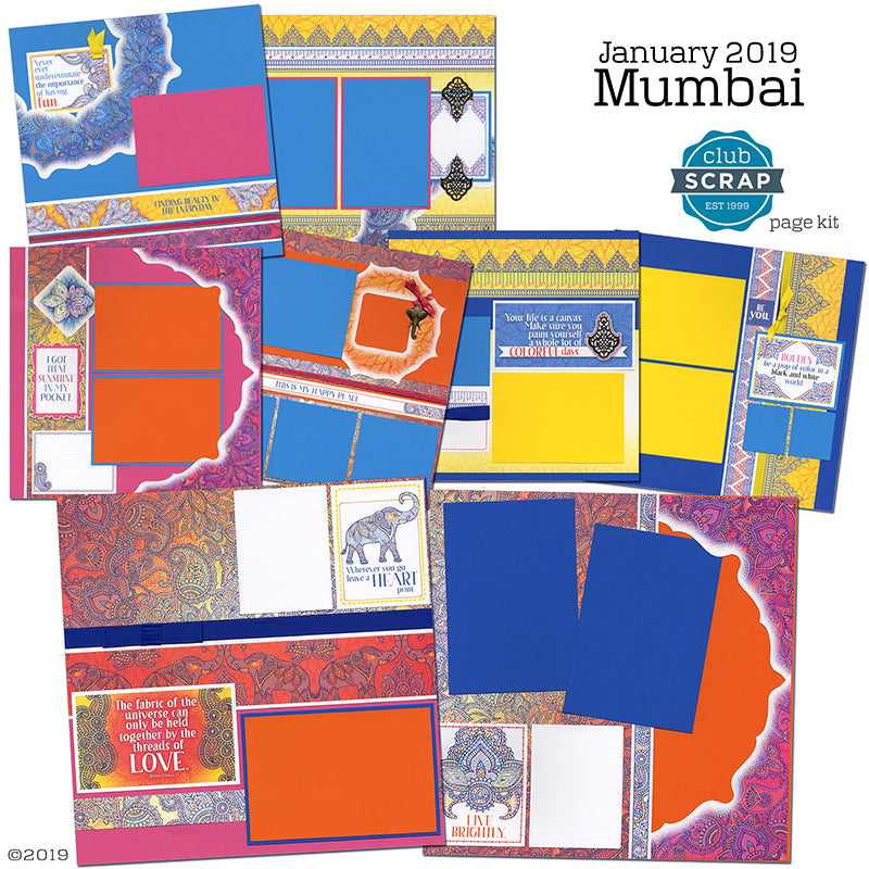 Mumbai Page Kit - Notes and inspiration about the layouts – Club Scrap