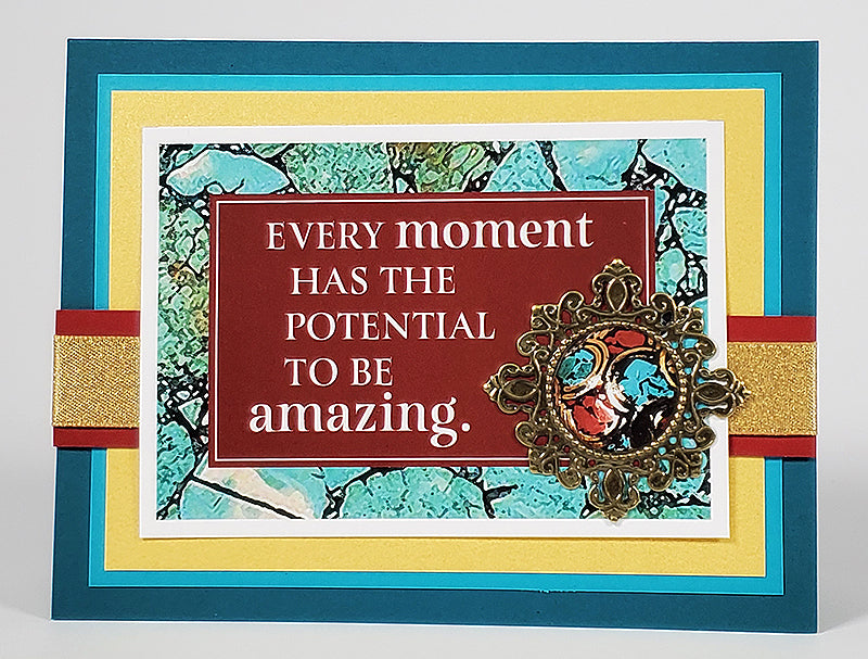 Turquoise Cards - created with Club Scrap's Turquoise Card Kit #cardmaking #clubscrap #efficientcardmaking