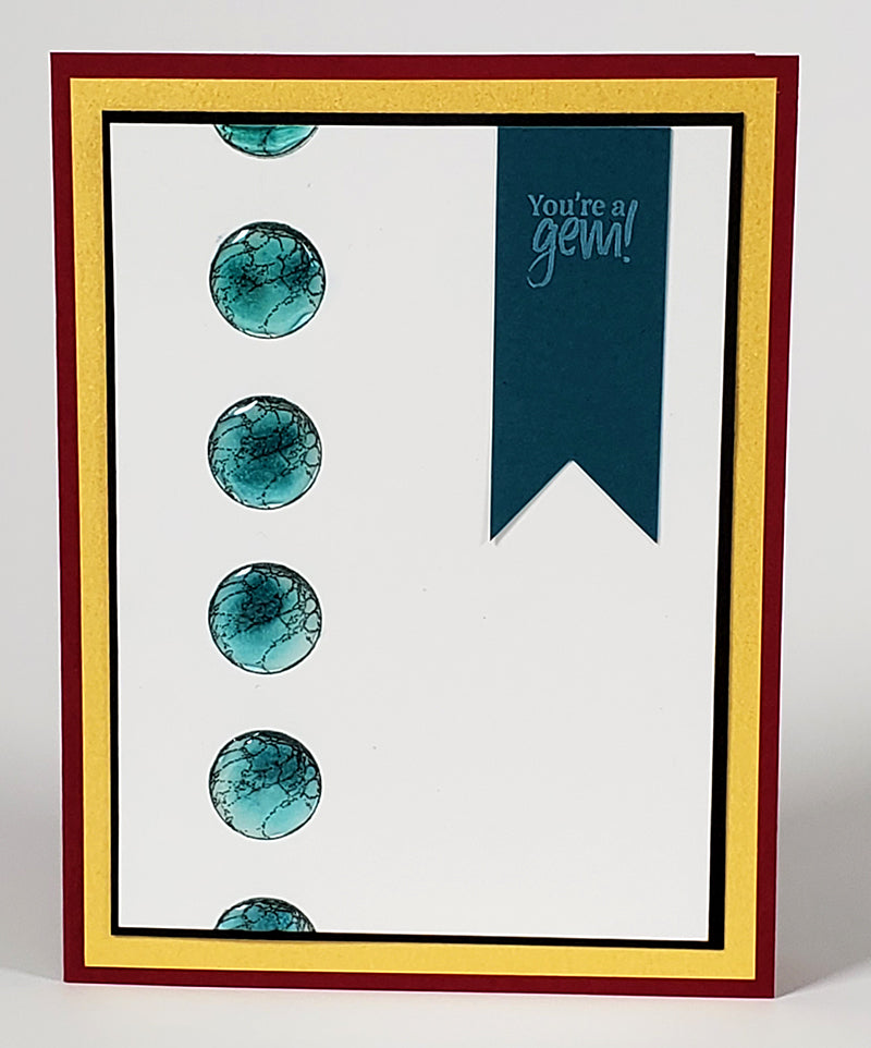 Turquoise Stamped Cards - Made with stamps from Club Scrap #clubscrap #cardmaking #rubberstamping #stamping