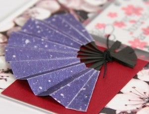 Cherry Blossoms Club Stamp Cards and Paper Tray Instructions #clubscrap