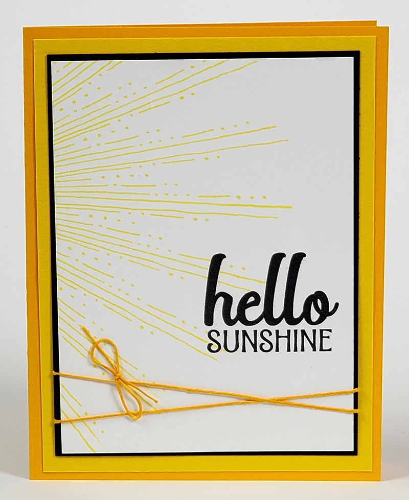 Hello Sunshine stamps by Club Scrap #clubscrap #rubberstamping #cardmaking #stamps