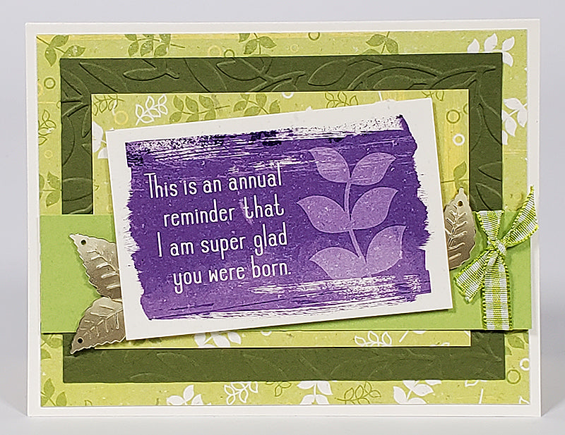 Sprouts Card Kit by Club Scrap #clubscrap #efficientcardmaking
