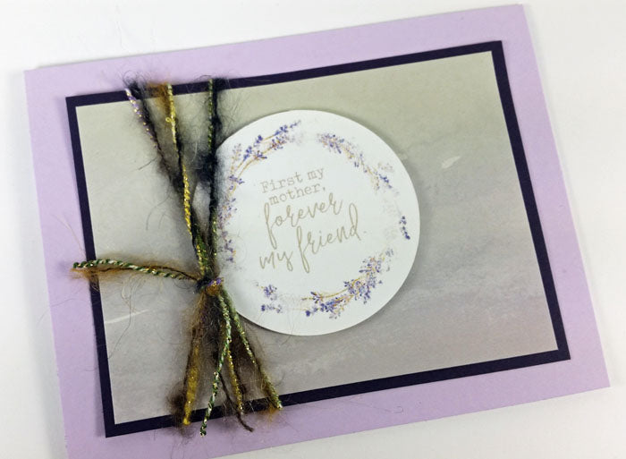 Lavender Fields Hybrid Mother's Day cards #clubscrap #digital #hybrid #printables