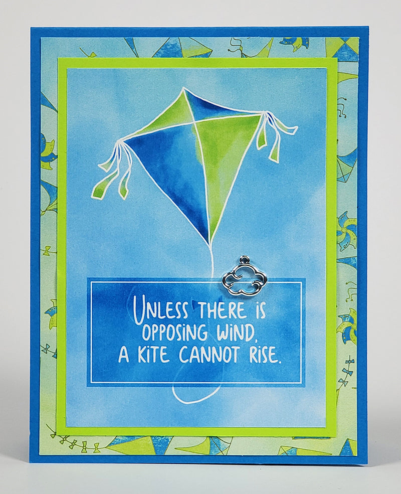 Fly a Kite Cards by Club Scrap #clubscrap #flyakite #cardkit #cardmaking #efficientcardmaking