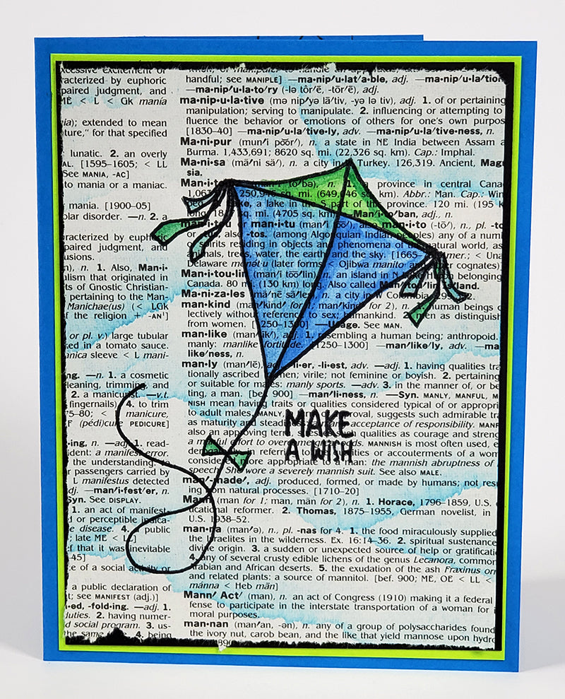 Fly a Kite Stamps by Club Scrap #clubscrap #rubberstamping #clearstamps #efficientcardmaking