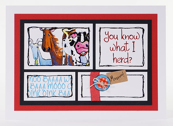 Farm Critters Cards by Club Scrap #clubscrap #cardmaking #handmadecard