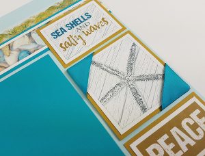 Sea Breeze Pages from Club Scrap #clubscrap #scrapbooking