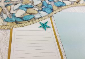 Sea Breeze Pages from Club Scrap #clubscrap #scrapbooking