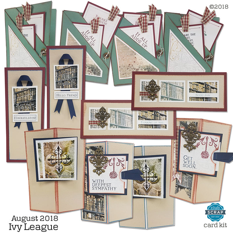 Ivy League Collection by Club Scrap #cardmaking #clubscrap