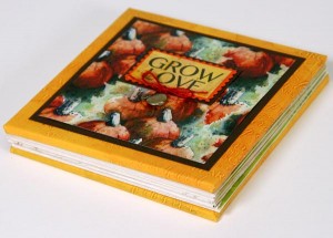 Handmade Book Created With Club Scraps Orchard Club Stamp Papers