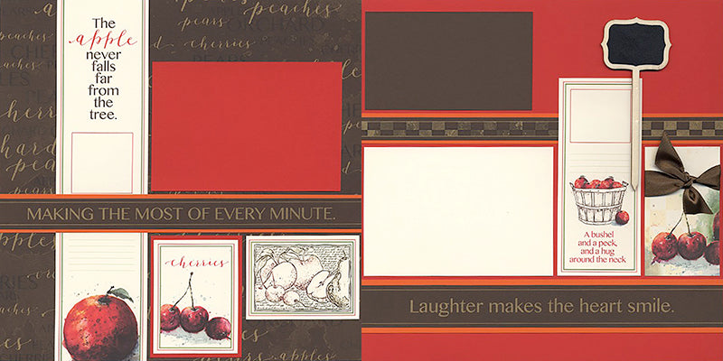 Club Scrap's Orchard Lite Layouts #clubscrap #scrapbooking