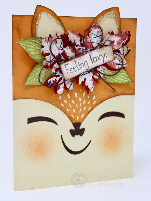 Fox card by Julie Heyer