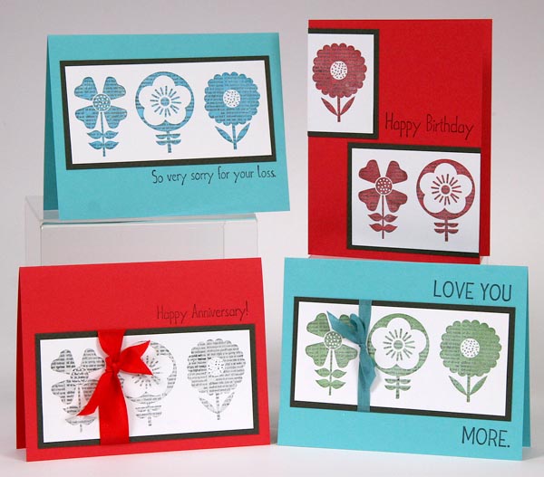 Scandinavia Cards made with the Club Stamp kit #clubscrap #cardmaking