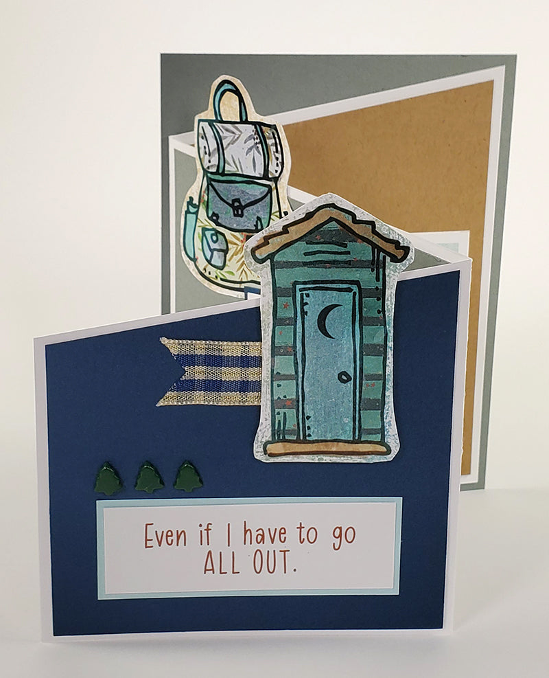 Club Scrap's Happy Camper Card Kit #clubscrap #cardmaking #efficientcardmaking