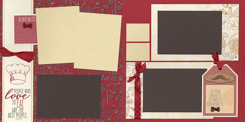 Trattoria Details - Deluxe Layouts #clubscrap #scrapbooking