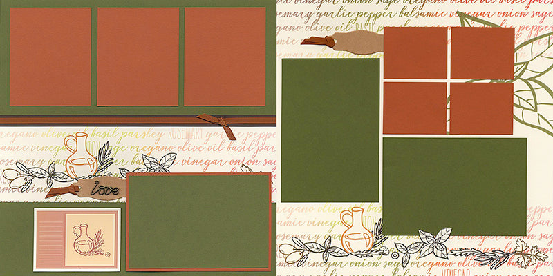 Trattoria Details - Deluxe Layouts #clubscrap #scrapbooking