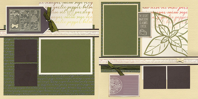 Trattoria Details - Deluxe Layouts #clubscrap #scrapbooking