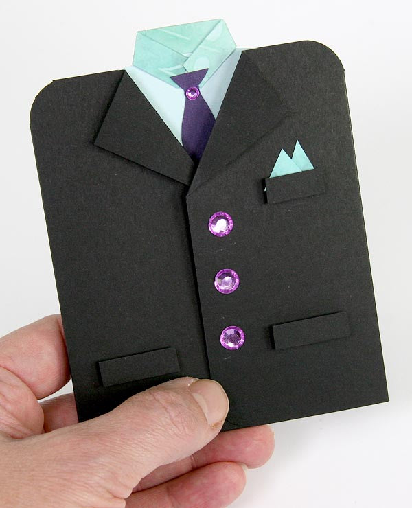 Tuxedo Card Created with Club Scrap's A Night at the Met Collection #clubscrap, #tuxedocard