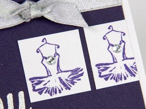 Greeting Card Created With Club Scrap's A Night at the Met Rubber Stamps #clubscrap