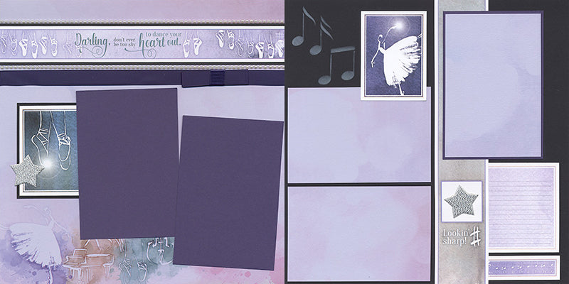 A Night at the Met Lite Layouts #clubscrap #scrapbooking