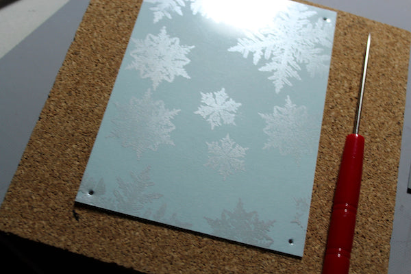 Faux Frosted Glass Technique #clubscrap #winter #tutorial #perfectpearls #rubberstamping