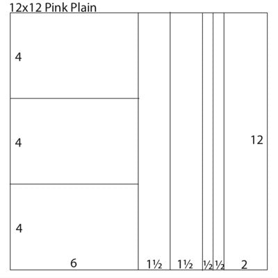 Baby Bjorn Pink Plain cutting diagram