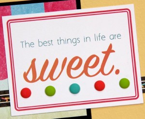 Retreat Collection - Sweet Tooth #clubscrap #scrapbooking