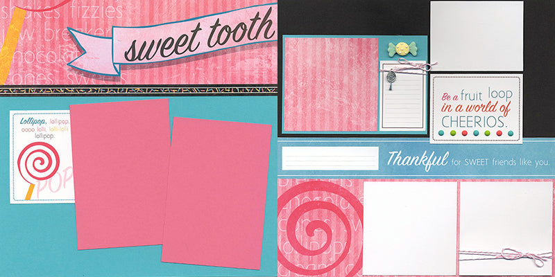 Retreat Collection - Sweet Tooth #clubscrap #scrapbooking