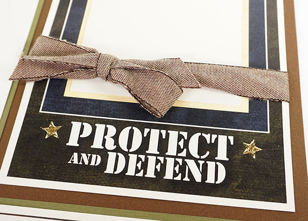 Honor the Brave - A page kit by Club Scrap #clubscrap #militaryscrapbook #scrapbooking