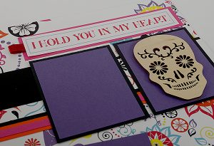 Dia de los Muertos Pages by Club Scrap #clubscrap #scrapbooking #diadelosmuertos