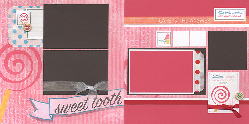 Sweet Tooth Remix #clubscrap #scrapbooking