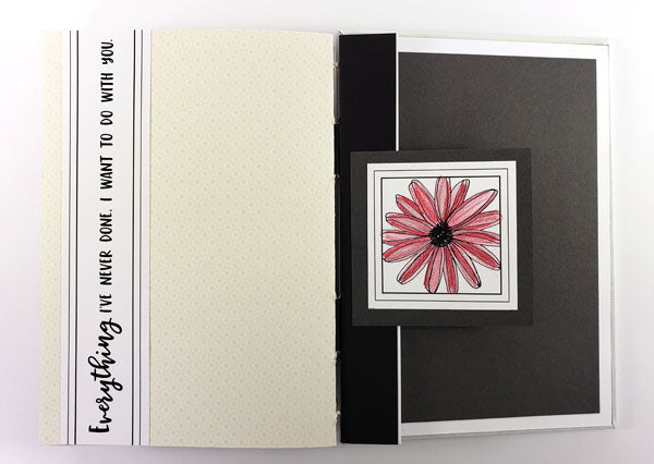 Wedding Journal - French Link Stitch Journal components + Wedding kit #handmadebook #minialbum #clubscrap #projects