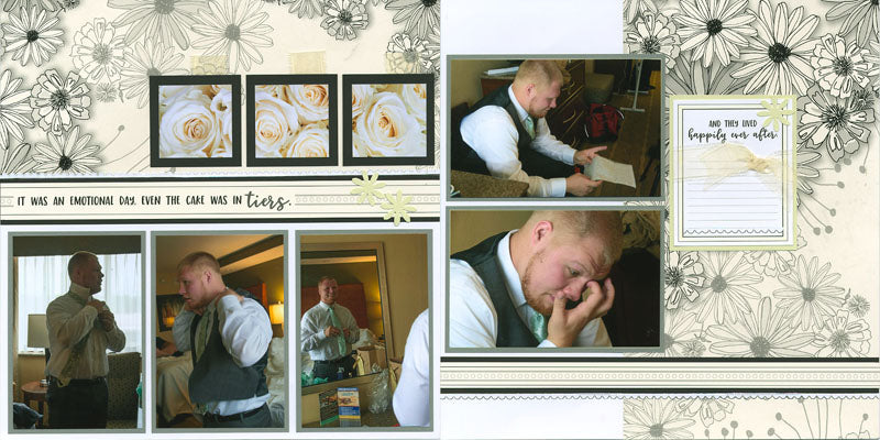 Special Edition Page Kits - Wedding #clubscrap #scrapbooking #pagekit