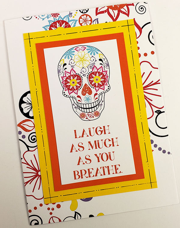 Dia de los Muertos card by Rita Braun