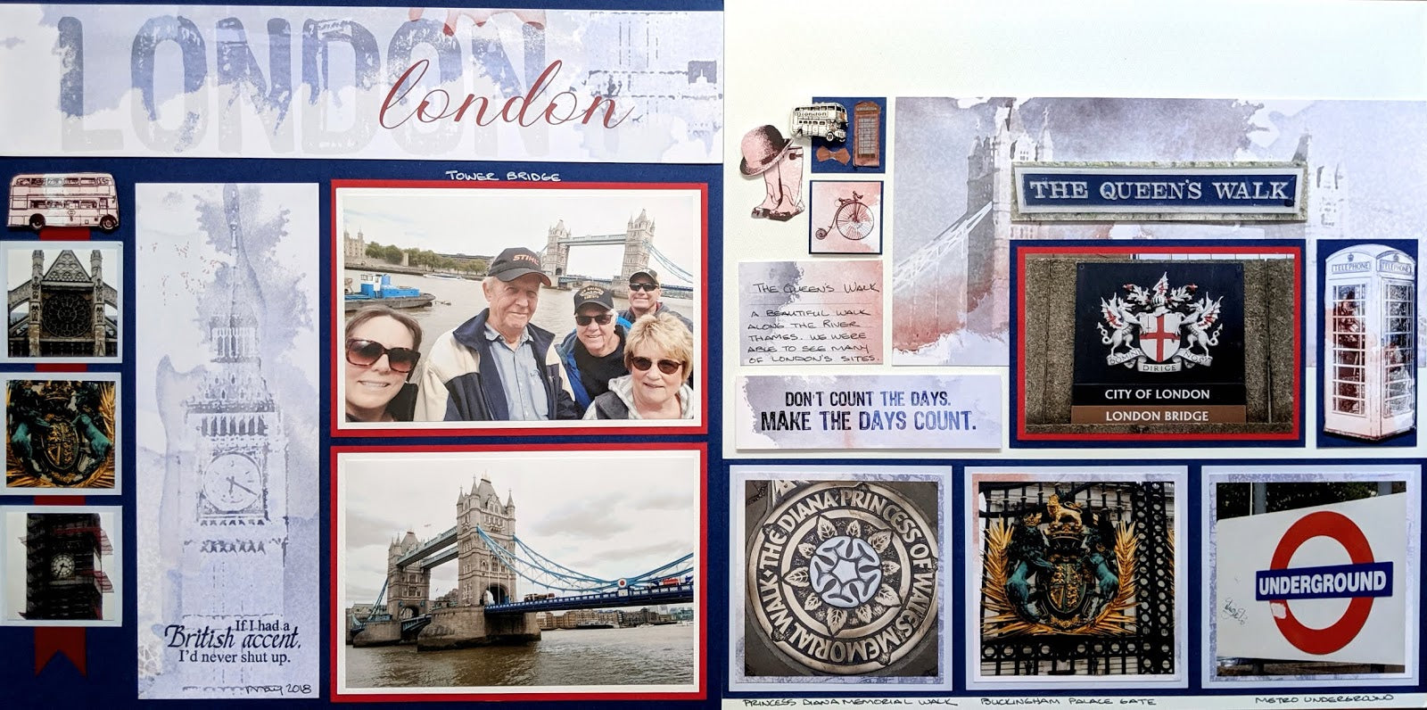 London Calling 2019 - Layouts by Lisa Dolezal