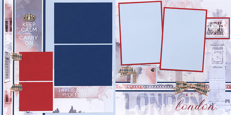 London Calling Remix Page Kit from Club Scrap #clubscrap #londonscrapbook #scrapbooking
