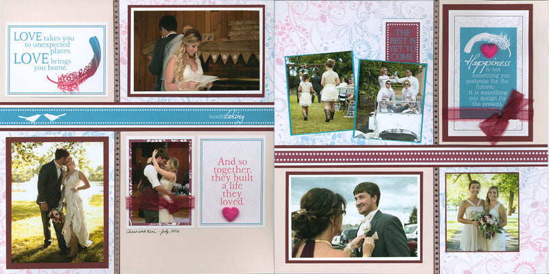 Love Birds Projects - Layouts by Tricia Morris #clubscrap #scrapbooking #layouts