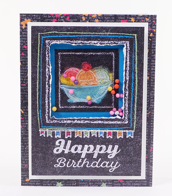 Sprinkles Card Kit by Club Scrap #clubscrap #cardmaking #cardkit #shakercard