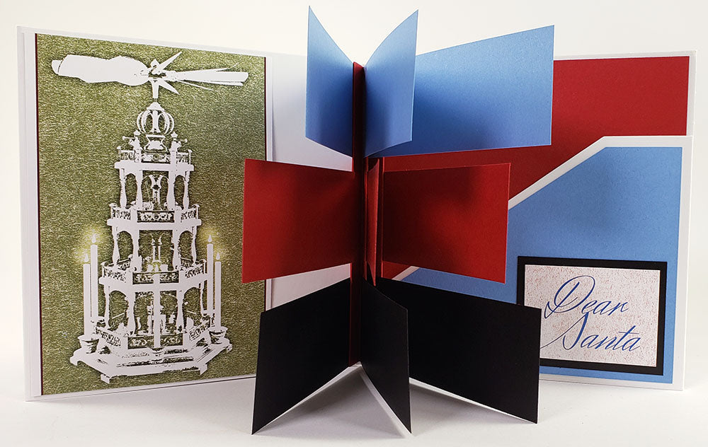 Christmas Market Triple Folio Book (inside)